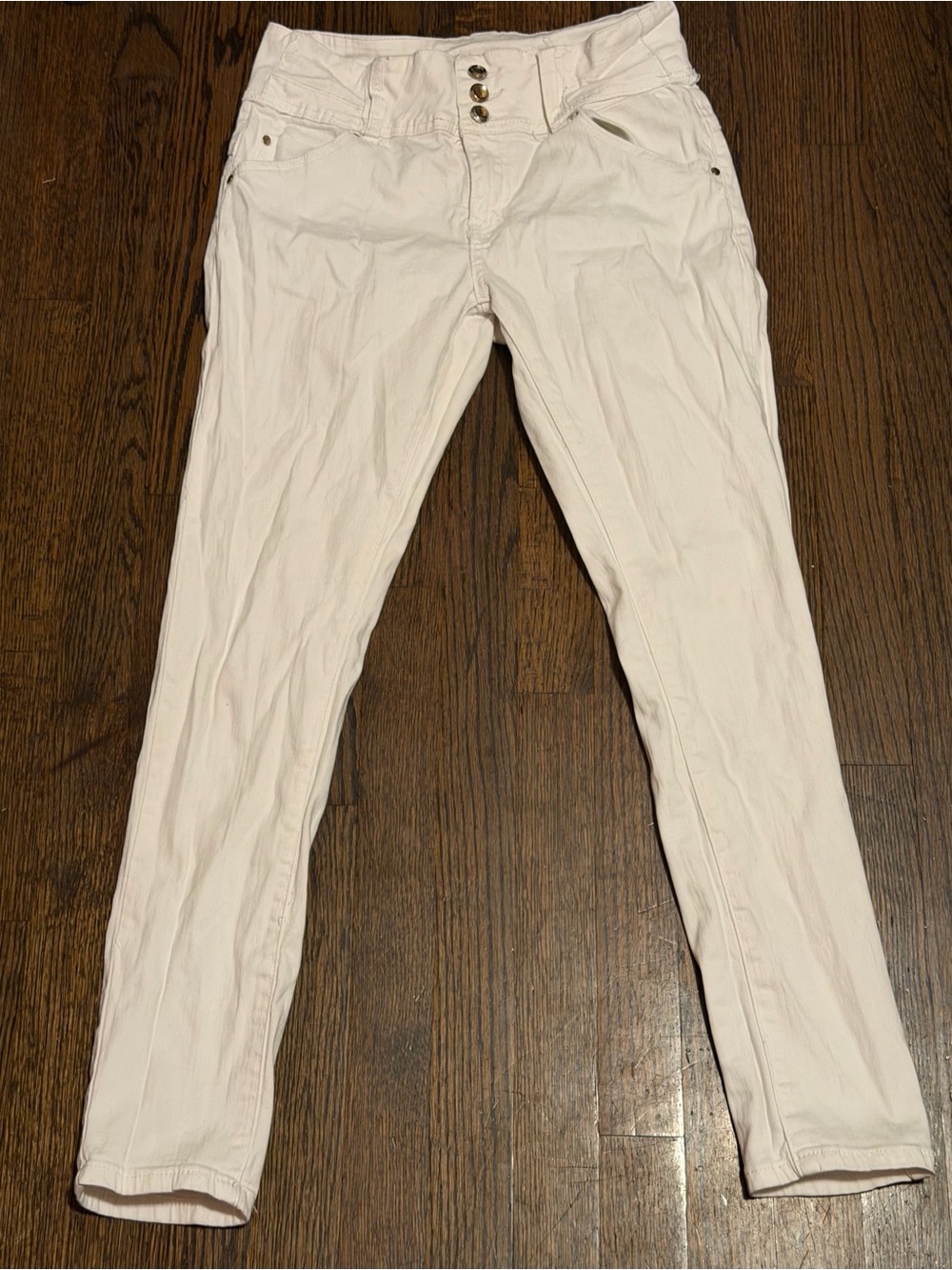 Women’s Skinny Jeans in White - Classic Slim Fit